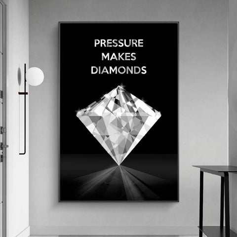 PRESSURE MAKES DIAMONDS