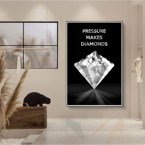 PRESSURE MAKES DIAMONDS