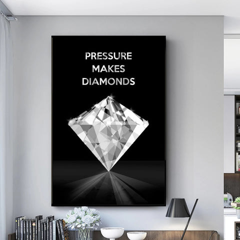 PRESSURE MAKES DIAMONDS